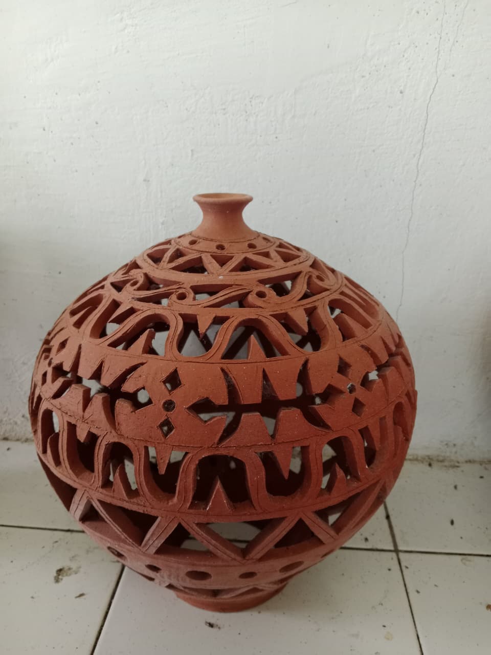 lampu hias Dinding Gerabah